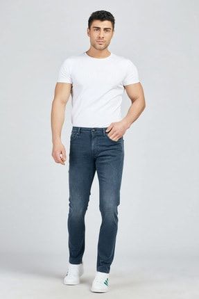 Erkek Lacivert Jeans Pantolon LF2027382