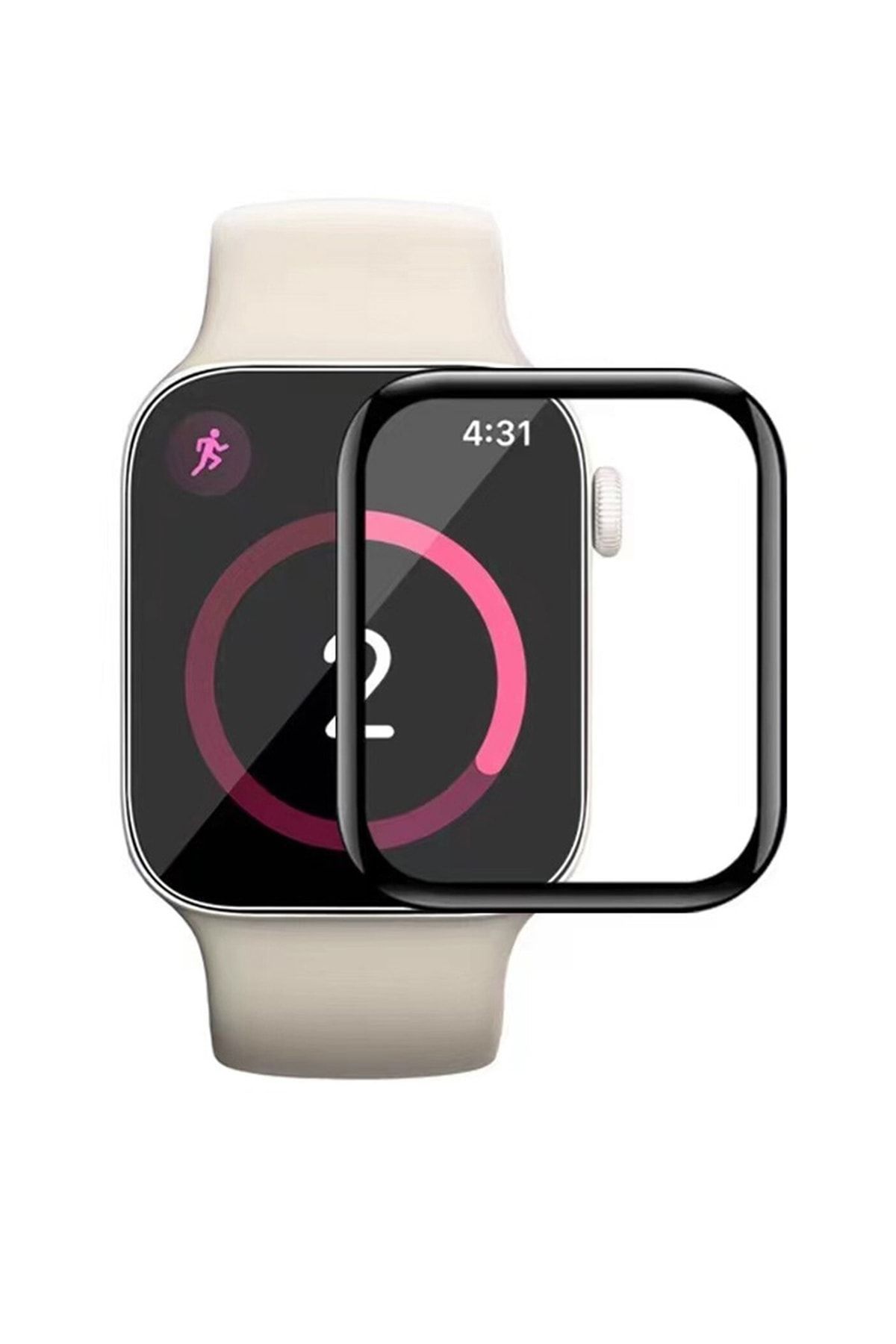 Microcase-Black Watch 7 41mm - Compatible Full Covering Curved Screen Protector 3D Pet Film 1