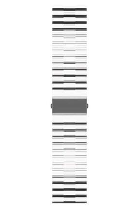 Huawei Watch Gt3 46mm Uyumlu 22mm Renkli Şeffaf Klipsli Kordon Şeffaf NZH-KRDN-0033