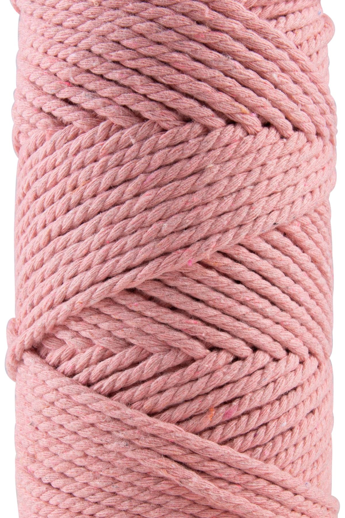 SENSY-Premium 3 Twist Macrame Rope 3mm Three Twist Scannable Macrame Rope Rope Set of 2 500 gr Salmon 2