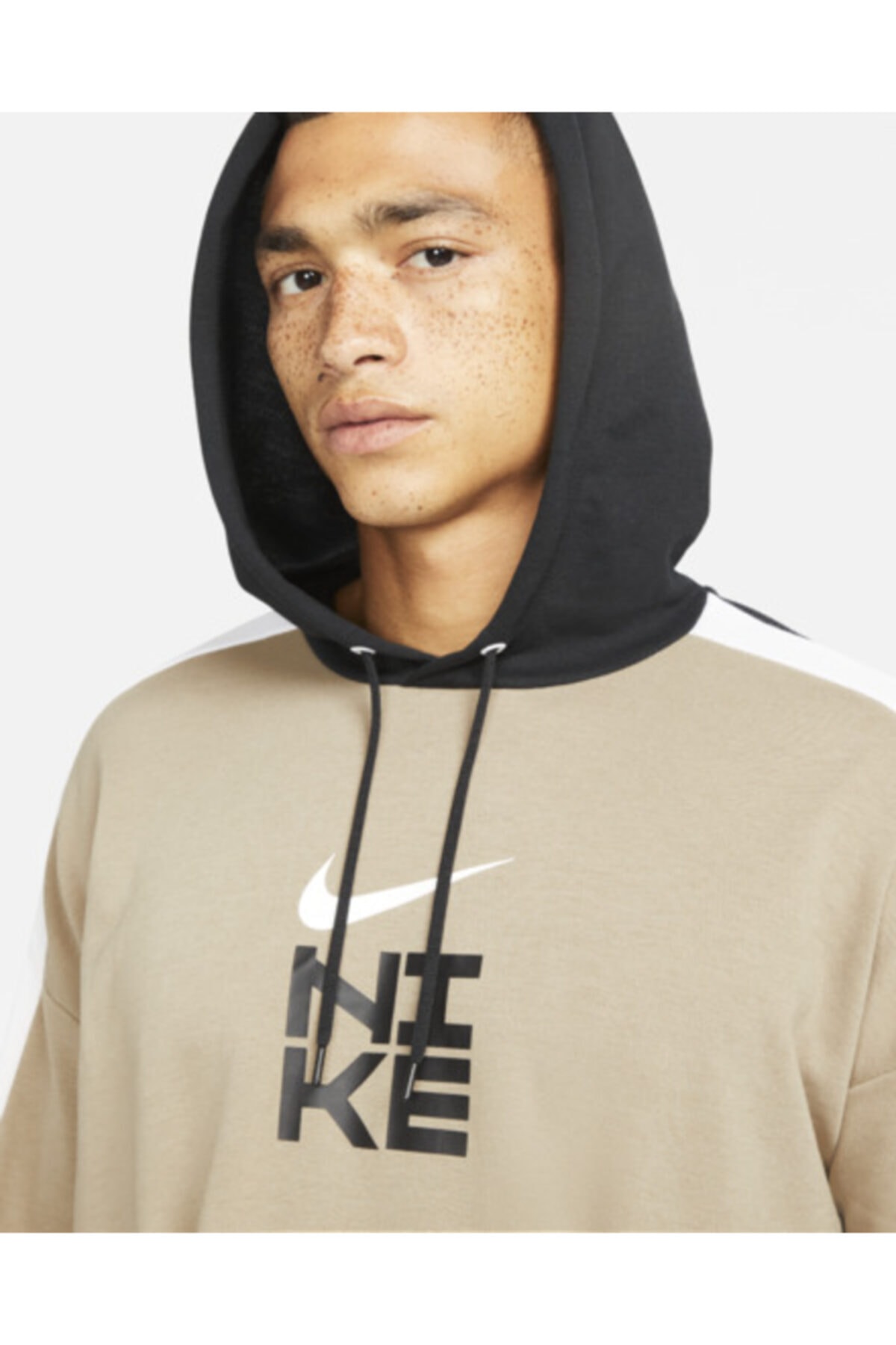 سویشرت مردانه بژ نایکی | DD1903-247 اورجینال - تصویر 5