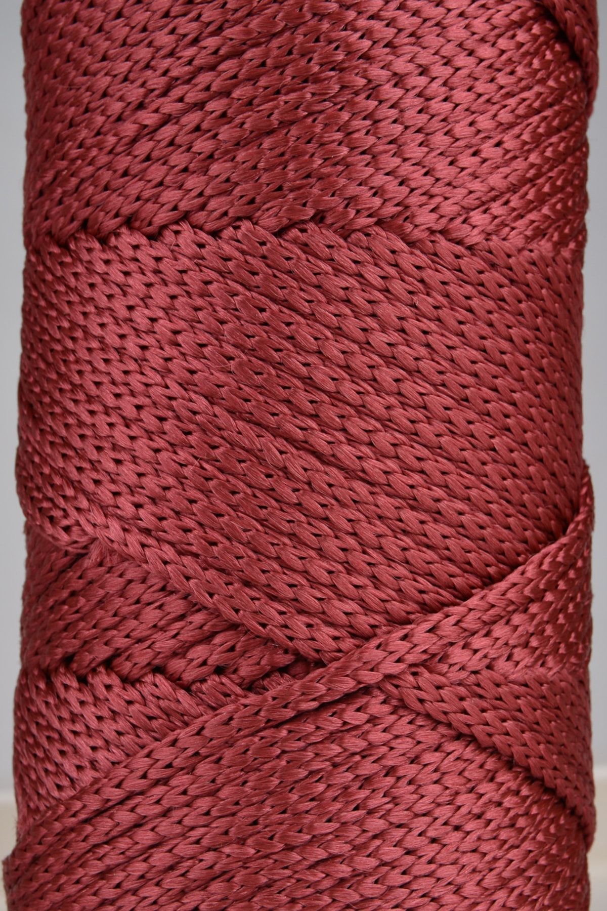 SENSY-Premium Polyester Macrame Thread 5 Mm Pp Cord Set of 2 Dusty Rose, Jumbo Thread, Macrame, Cupboard, Bag Thread 2