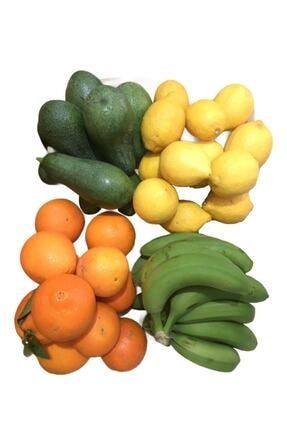 Avokado ( 1 Kg) , Limon(2kg), Portakal(2kg), Muz(2kg) Taptaze Ürünler 8699334860032