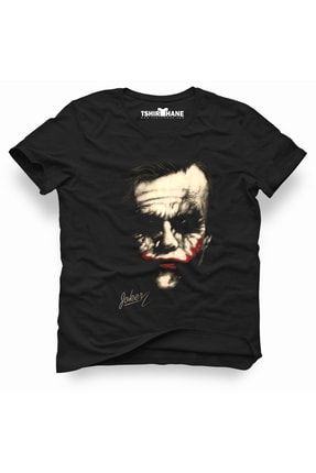 Joker Erkek Baskılı Siyah Tshirt FREAKSYH035ERKTS