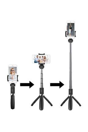 Kablosuz Uzaktan Kumandalı Telefon Selfie Çubuğu Monopod Ayaklı Tripod Bluetooth Babres01