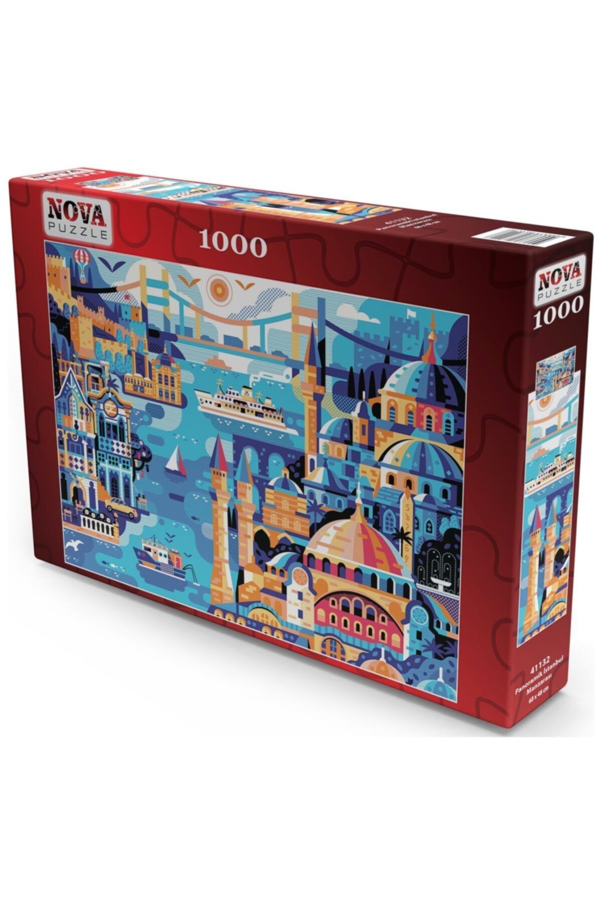 Nova Puzzle Nova 1000 Parça Panoramik Istanbul Manzarası Puzzle