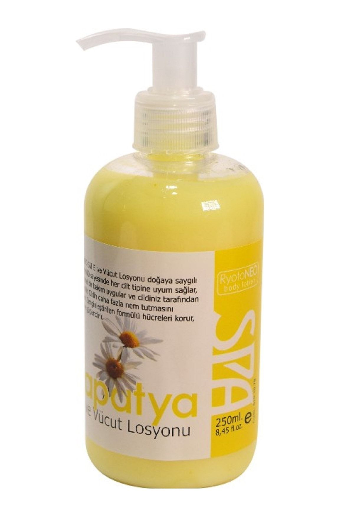 RyotoNEO Papatya El, Yüz Ve Vücut Losyonu %100 Doğal 250 Ml. / RyotoNEO Daisy Hand, Face and Body Lotion 100% Natural 250 Ml.