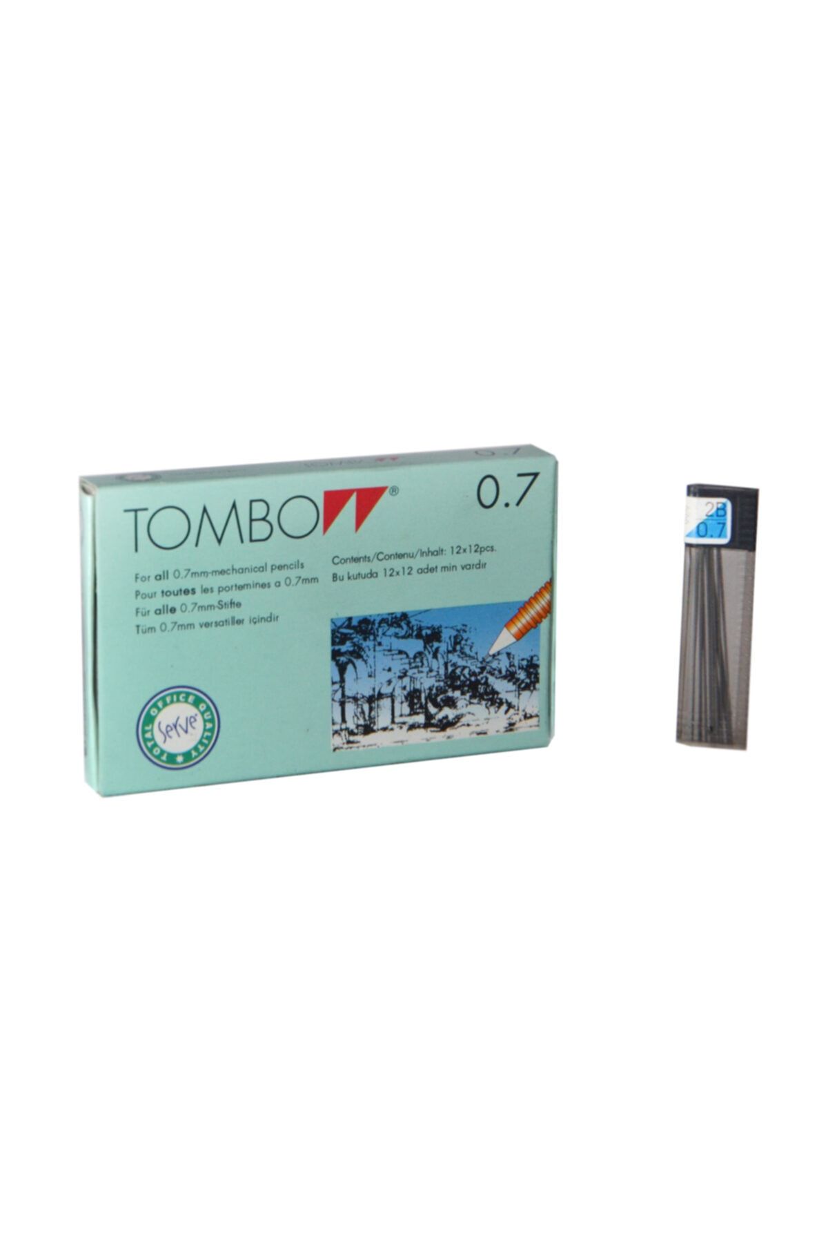 Tombow-0.7 Pencil Nib 2b Nib Box of 12 3