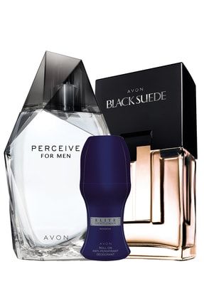 Perceive Ve Black Suede Erkek Parfüm Rollon Paketi MPACK0112