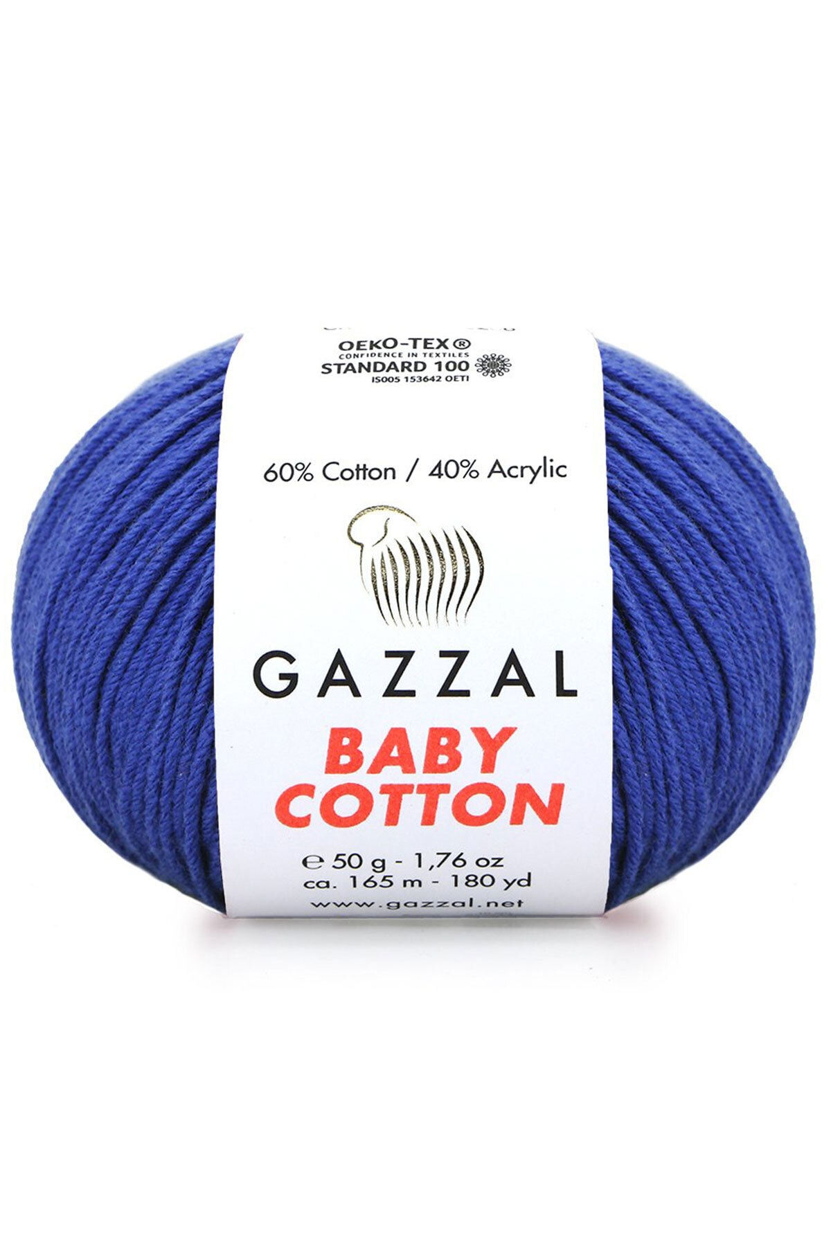 Baby Cotton Amigurumi Floss Saxe Blue - 3421 - 50 Gr. Punch Floss