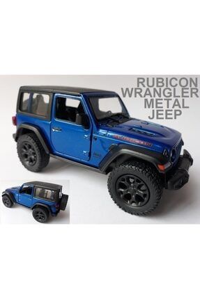 Askeri Jeep Wrangler Rubıcon Offroad Metal New-car Jip Blue 5687545566