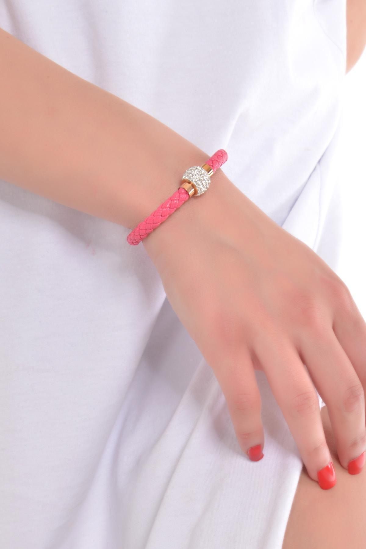 Swarovski outlet fuchsia bracelet