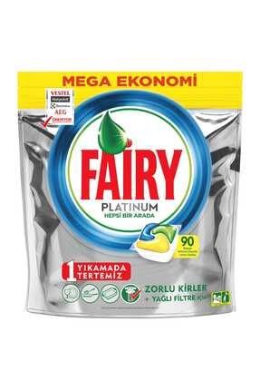 fairy platinum limon kokulu bulasik makinesi deterjani tablet 90 yikama fiyati yorumlari trendyol