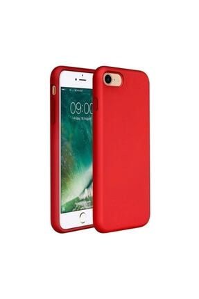 Apple Iphone 7 - 8 Içi Kadife Lansman Silikon Kılıf Kırmızı İ7-8-SY-168
