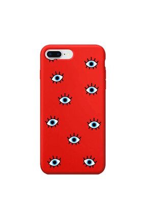 Iphone 8 Plus Kırmızı Lansman Renkli Gözler-2 Telefon Kılıfı IP8PLN-063