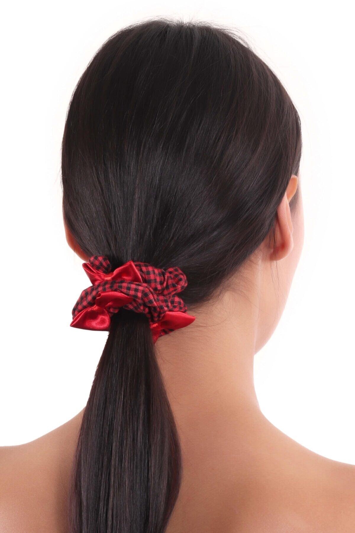 Hahai Women's Pötikareli Ribbon Detailed Scrunchie Buckle