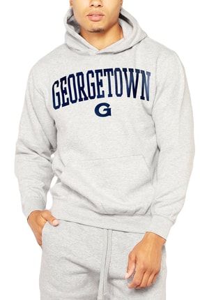 Erkek 'Georgetown' Gri Kapüşonlu Sweatshirt MSG222