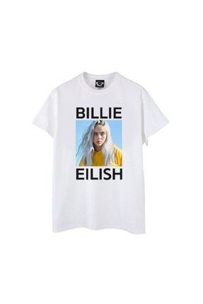 Unisex Beyaz Billie Eilish Kesim T-Shirt TT1Y1K1BE04