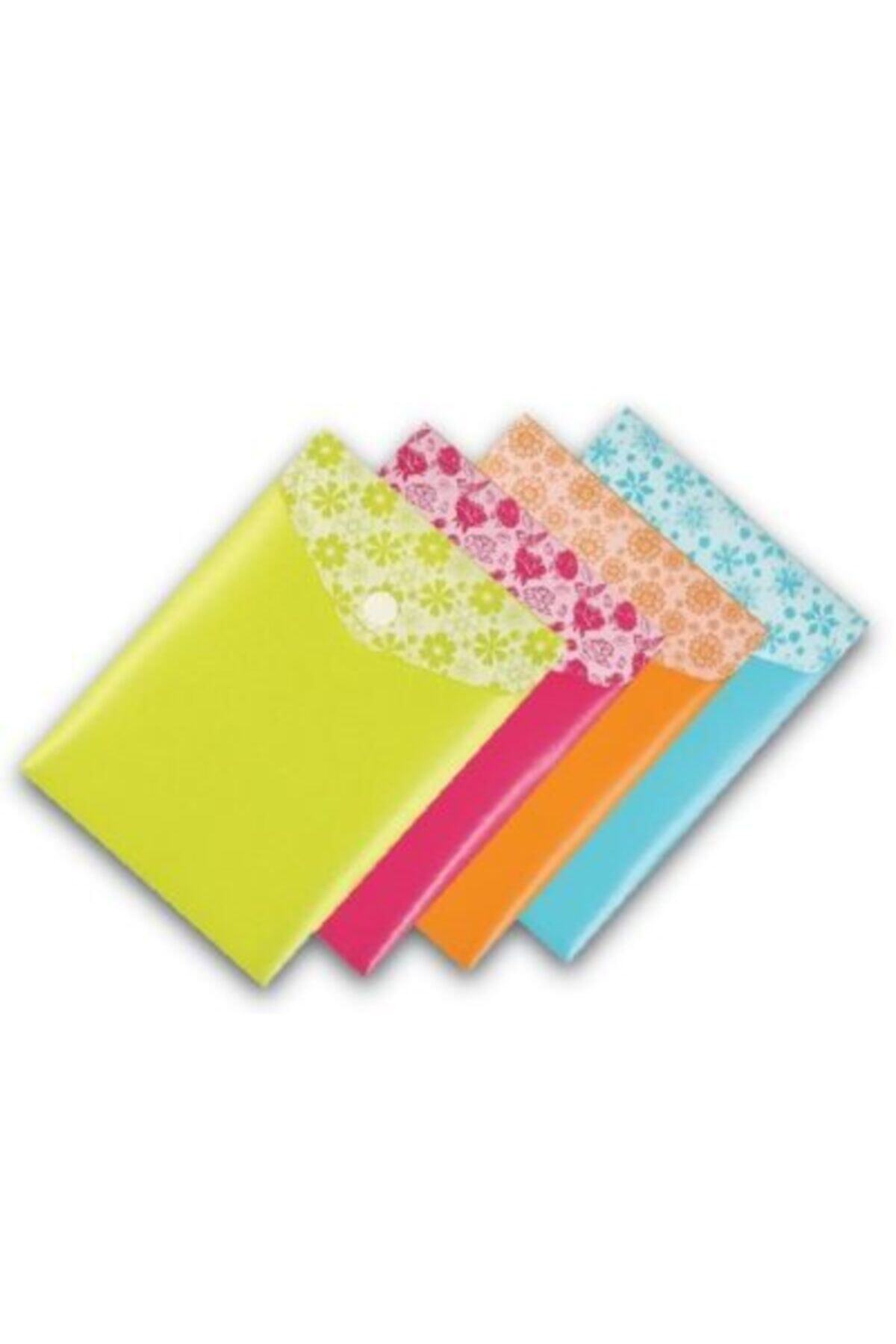 Comix A6 Çıtçıtlı Dosya Çiçek Desenli A1870 Asorti Tekli (1 Adet)