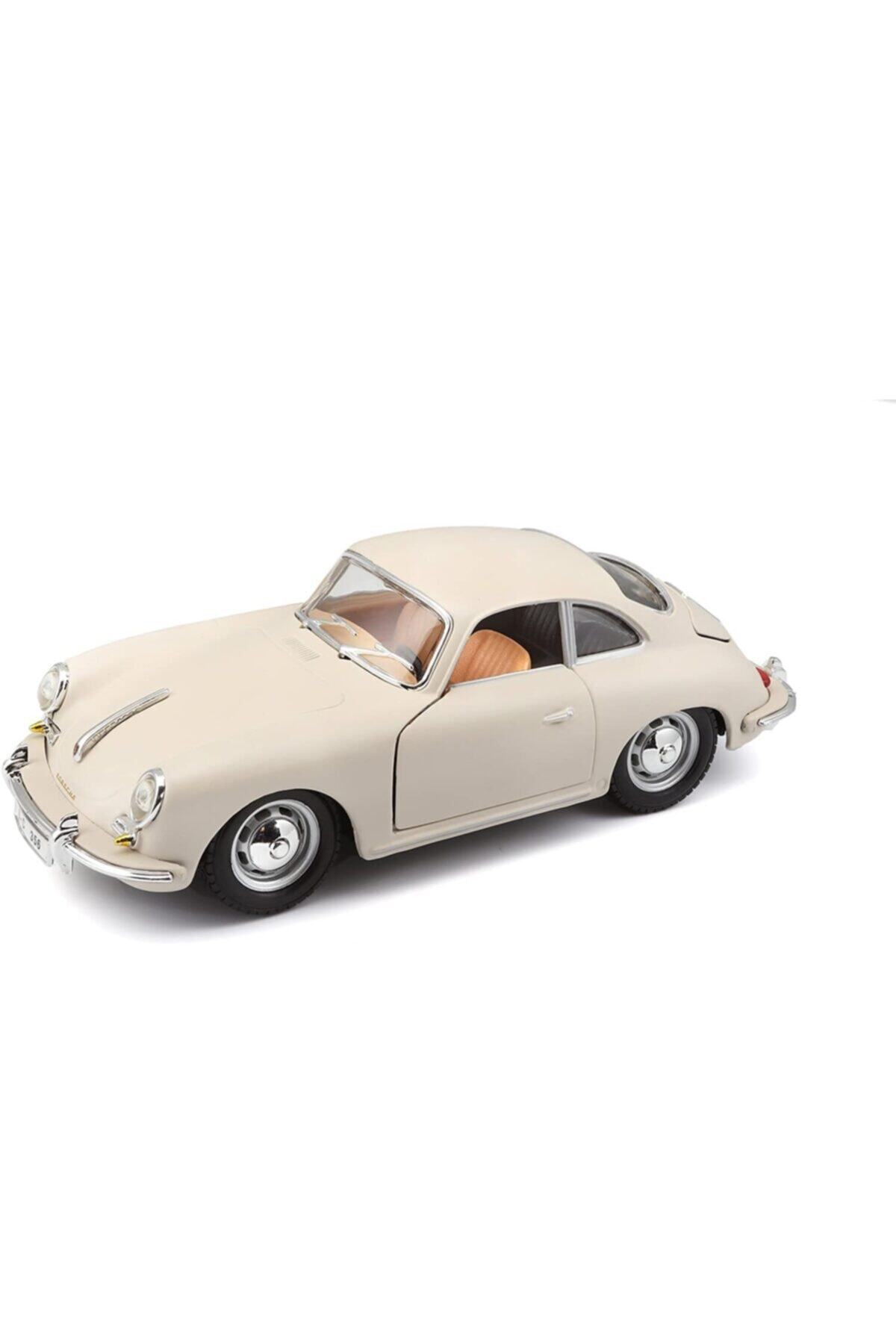 PORSCHE 356B 1961 ブラーゴ　イタリア製 Burago Porsche 356b Coupe 1961 Model Klasik Araba 1/24 Ölçek