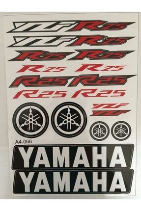 Yamaha Yzf R25 Stıcker Kırmızı A4STC008