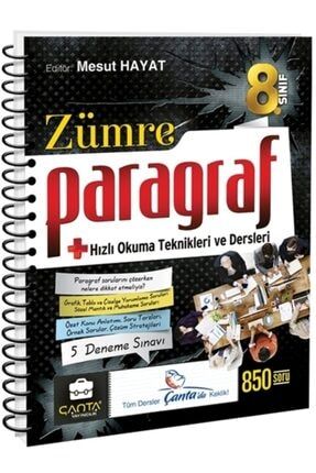 8. Sınıf Zümre Paragraf Çanta Yayınları ktps9786052018330