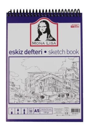sudor mona lisa eskiz defteri karisik