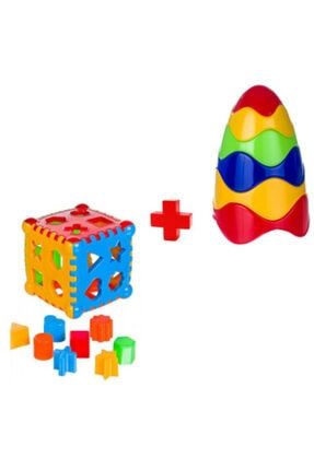 Bebek Puzzle Zeka Gelişim Seti Oyuncakları Bultak Ve Afacan Kule Bebek Oyuncak K-4921