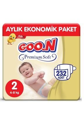 Goon Premium Soft Bebek Bezi 2 Beden Jumbo Paket 232 Adet DLN55002868