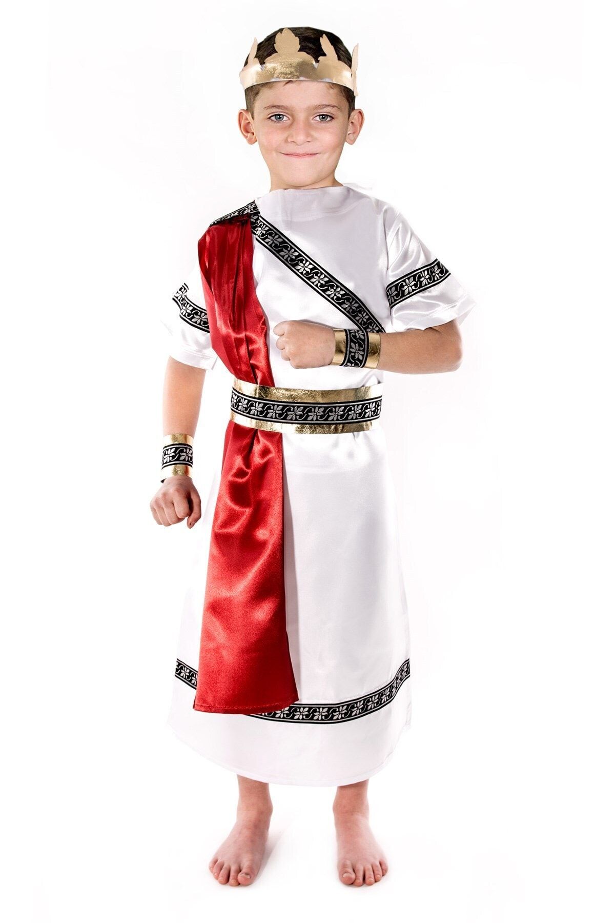 Liyavera Boy s White Roman King Costume Trendyol