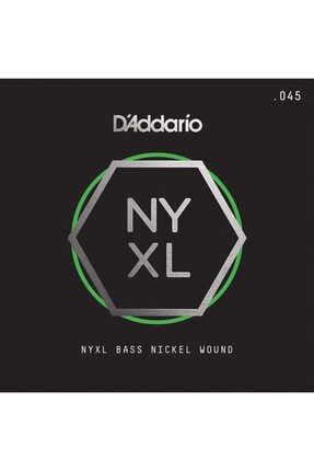 D'addario Nyxl Bass Nickel Wound Singles .045 Bas Gitar Tek Tel 43562