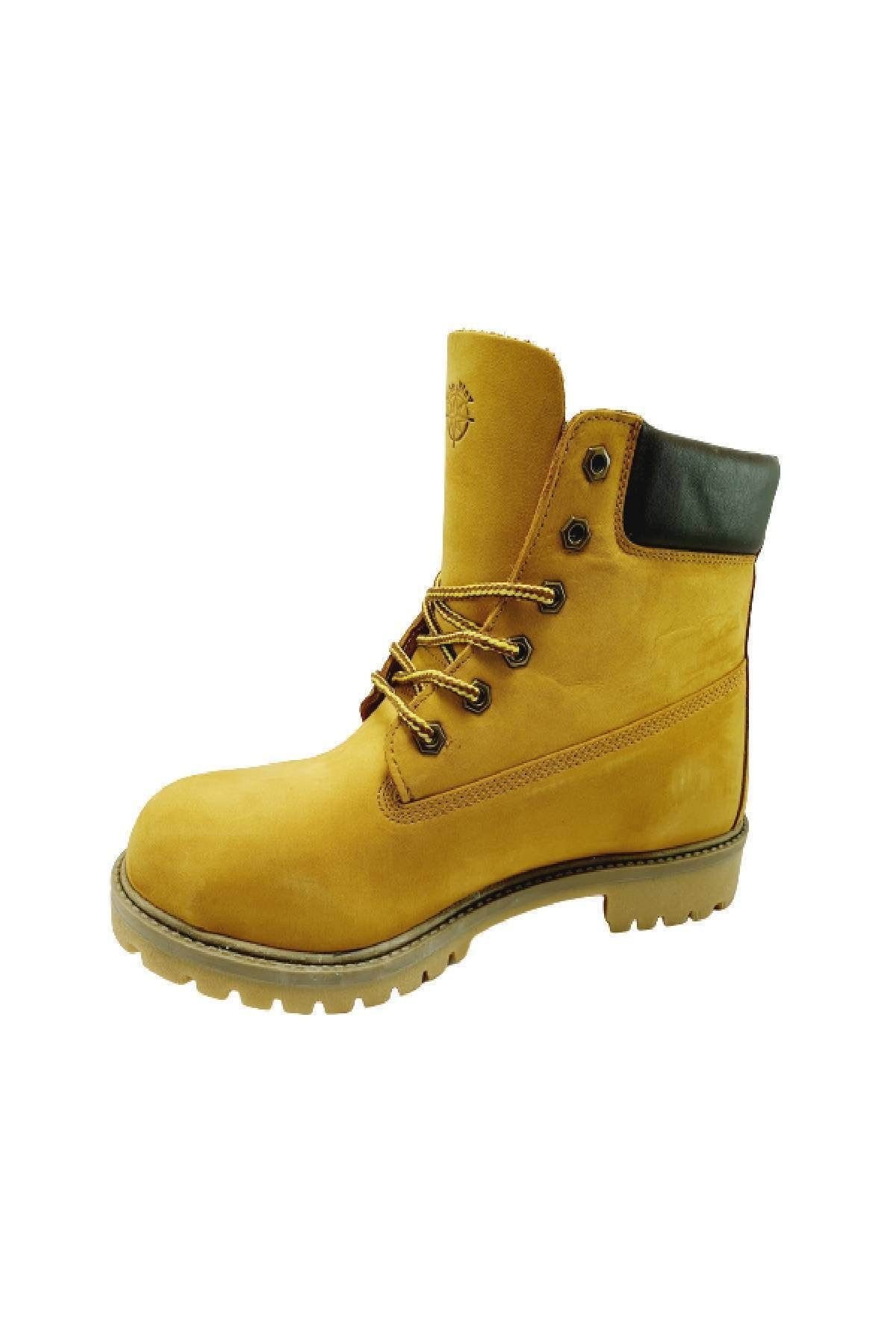 John May Men s Yellow Water Resistant Genuine Leather Yellow