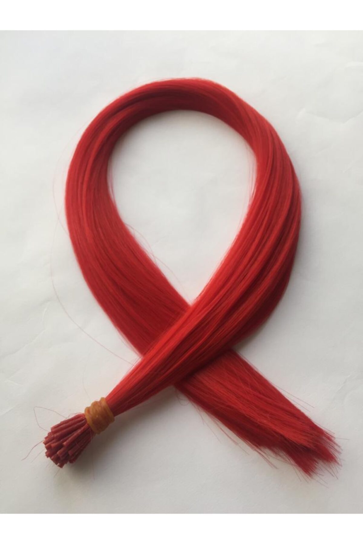 rüyam satış Renkli Sentetik Boncuk Kaynaklık Saç Takım Aparatı Kırmızı 10 Adet