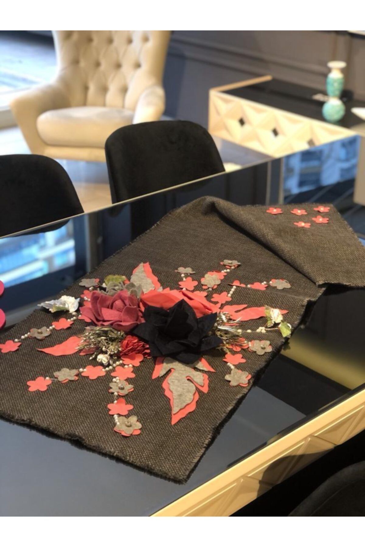 ilkhome design masa ortusu runner el yapimi kece fiyati yorumlari trendyol