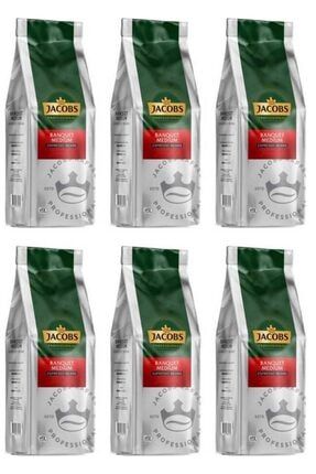 Banquet Medium Espresso Beans Çekirdek Kahve 1000 gr X 6 Paket 87110006691816