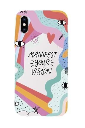 Iphone Xs Max Manifest Your Vision Premium Silikonlu Telefon Kılıfı MCIPLMNFST106