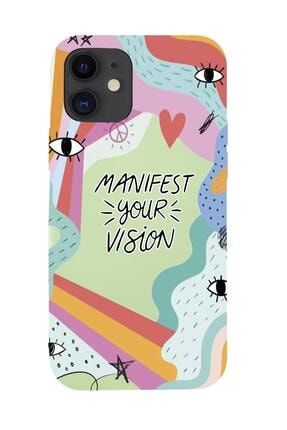 Iphone 12 Manifest Your Vision Premium Silikonlu Telefon Kılıfı MCIPLMNFST78