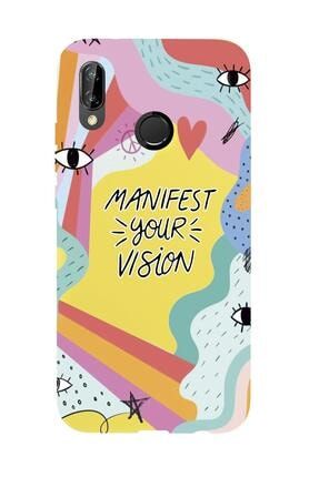 Huawei P20 Lite Manifest Your Vision Premium Silikonlu Telefon Kılıfı MCANDLMNFST09