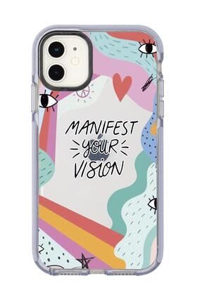 Iphone 11 Manifest Your Vision Candy Bumper Silikonlu Telefon Kılıfı MCCBMNFST37