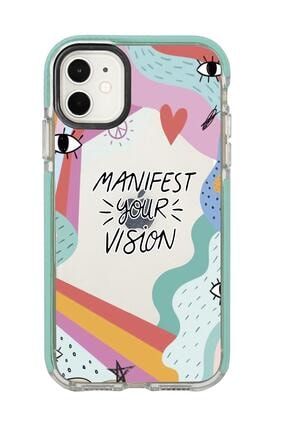 Iphone 12 Mini Manifest Your Vision Candy Bumper Silikonlu Telefon Kılıfı MCCBMNFST43