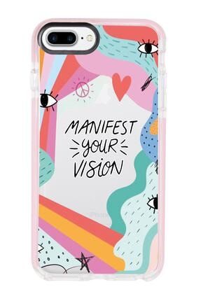 Iphone 7 Plus Manifest Your Vision Candy Bumper Silikonlu Telefon Kılıfı MCCBMNFST01