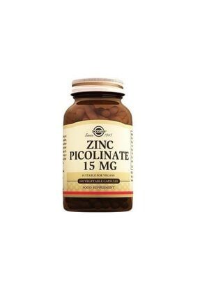 Zinc Picolinate 15 Mg 100 Kapsül S06287