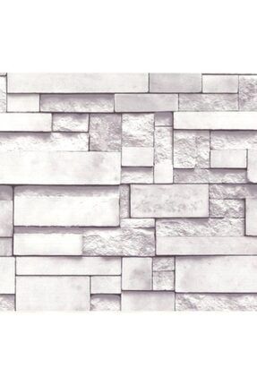 White Taş Desenli Duvar Kağıdı(5m2) 13251-OS