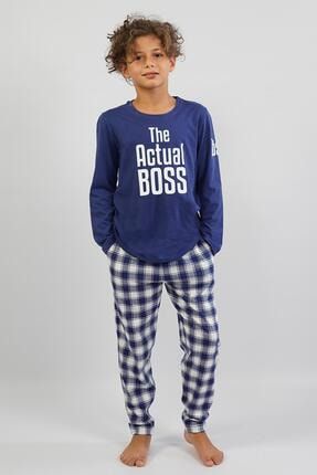 Genç Erkek The Actual Boss Pijama Takımı LNGEPU-3015