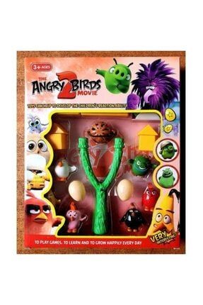 Oyuncak Angry Birds Sapanlı Set 13 Parça Figür Oyuncak Angry Bırds Figürleri Scntoys SCN5BB