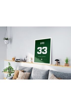 Larry Bird Jersey, Boston Celtics, Nba, Basketbol, Poster Tablo KYNCKLARBIR