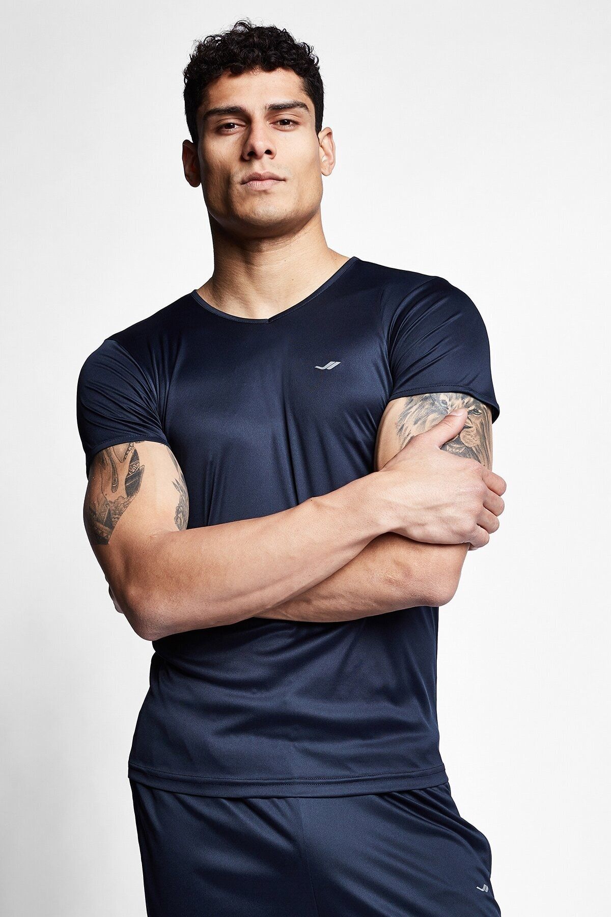 Lescon T-Shirt Dunkelblau Regular Fit