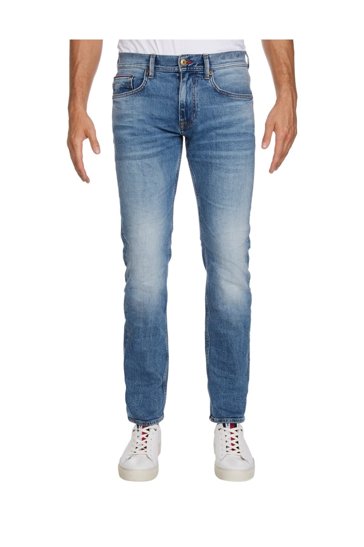 Tommy Hilfiger Erkek Denim Jeans Slim Bleecker Str Baird Blue MW0MW13549  Fiyatı, Yorumları - TRENDYOL