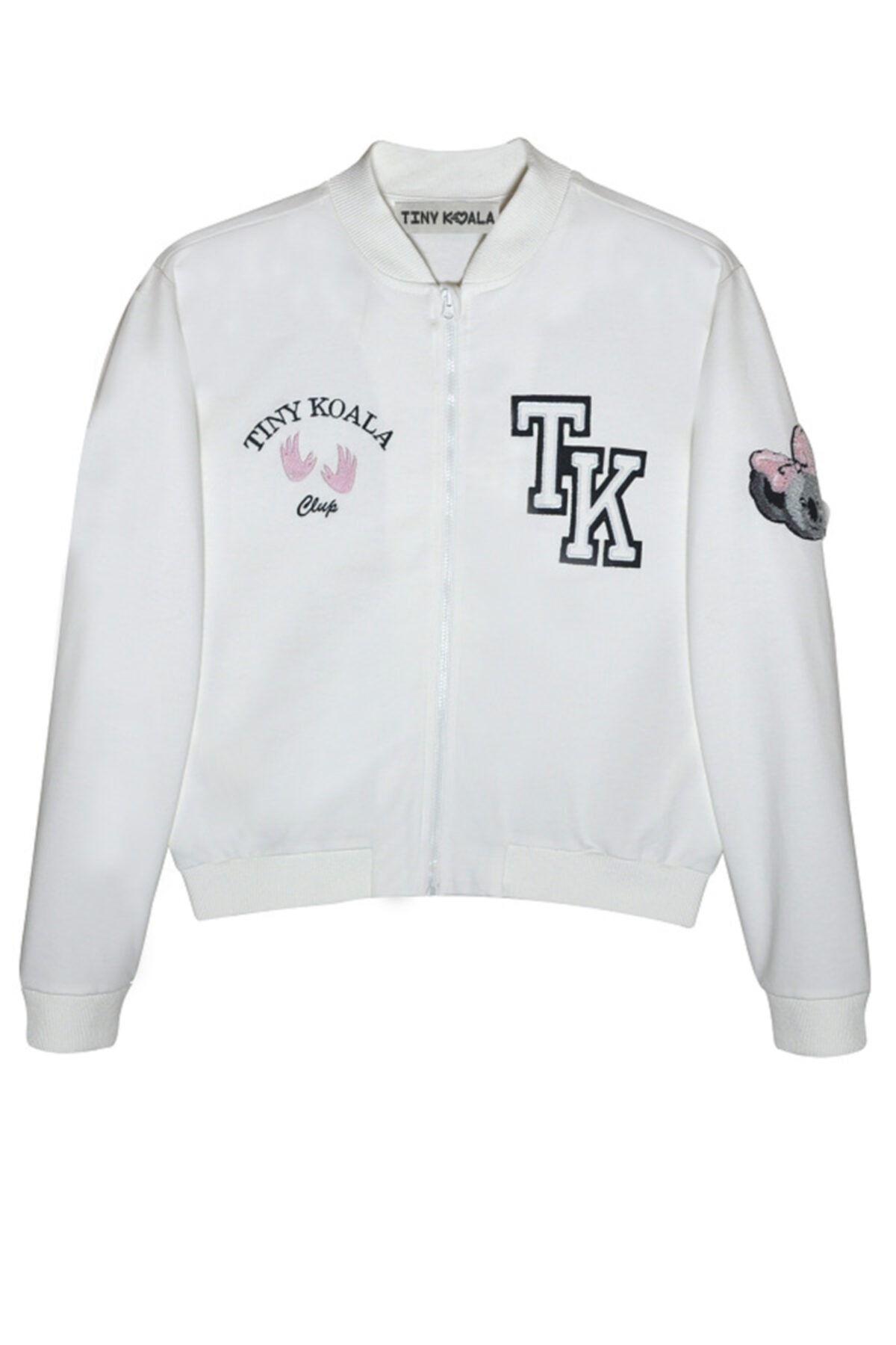 shopshop Koala Nakışlı Fermuarlı Ekru Renk Kolej Sweat Fiyatı, Yorumları - TRENDYOL