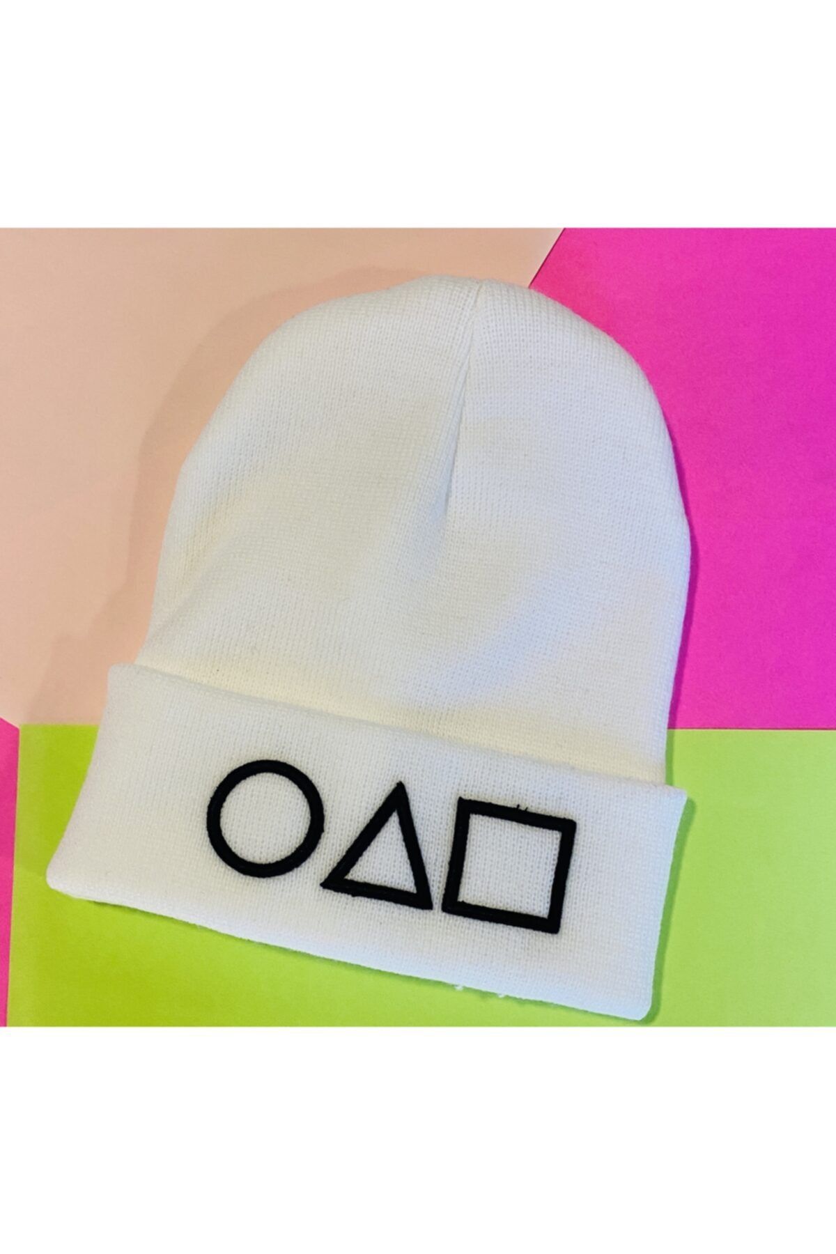 Unisex Beyaz Squid Game Bere